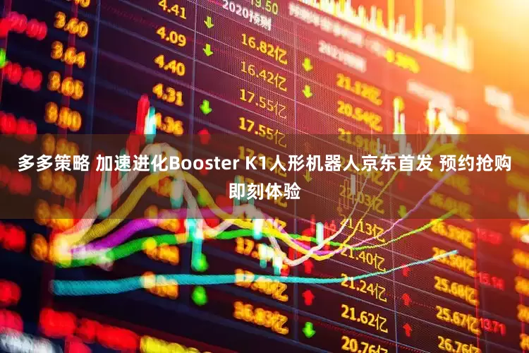 多多策略 加速进化Booster K1人形机器人京东首发 预约抢购即刻体验